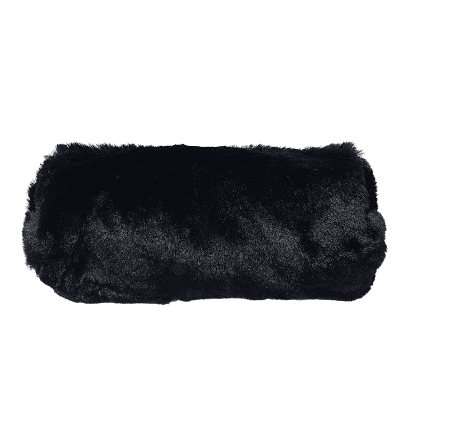 Fluffy Accessory Pouch Black