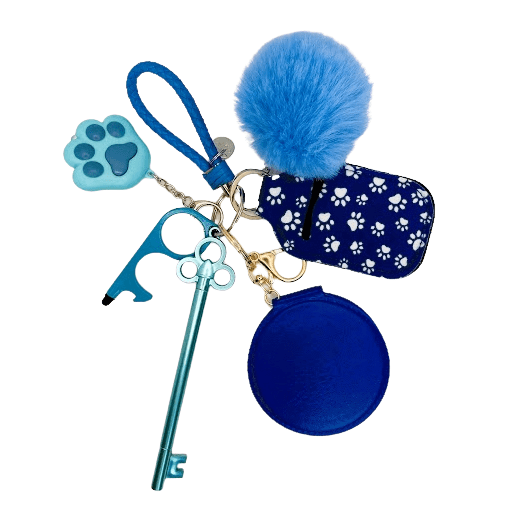 Paw Print Blue