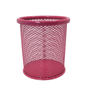 Mesh Pen Holder Pink